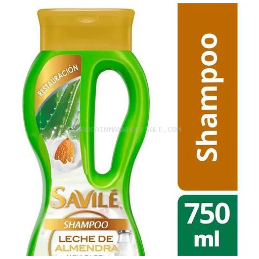 SAVILE SH LECHE DE ALMENDRA 12/750ML
