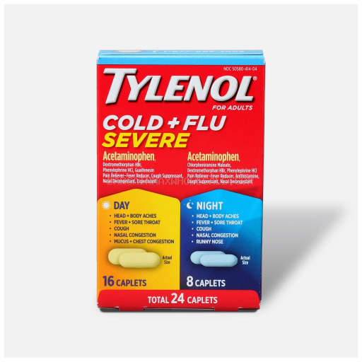 TYLENOL COLD+FLU SEVERE 24 CT
