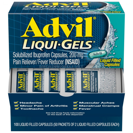 ADVIL LIQUI-GELS 50CT
