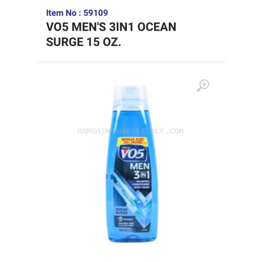 VO5 SH 3IN1 OCEAN SURGE 6/15 OZ