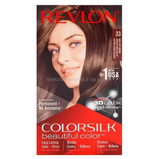REVLON #33 DARK SOFT BROWN 3CT