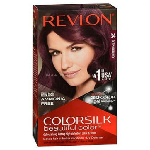 REVLON #34 DEEP BURGUNDY 3CT