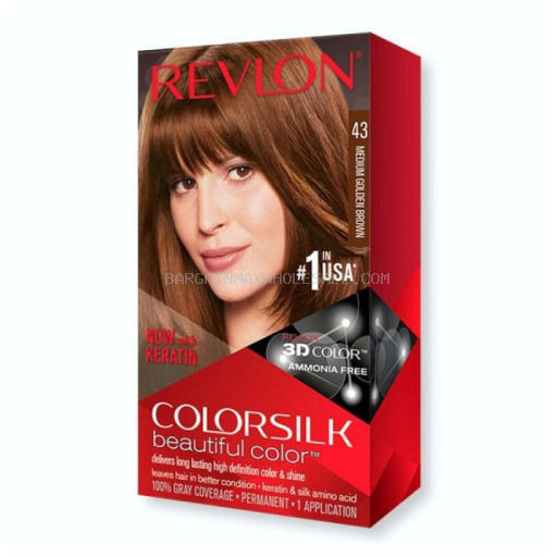 REVLON #43 MEDIUM GOLDEN BROWN 3CT