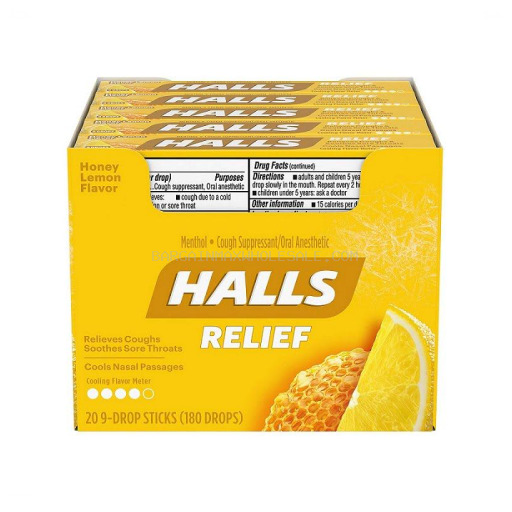 HALLS HONEY LEMON 20 CT