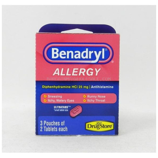 BENADRYL ALLERGY 6CT