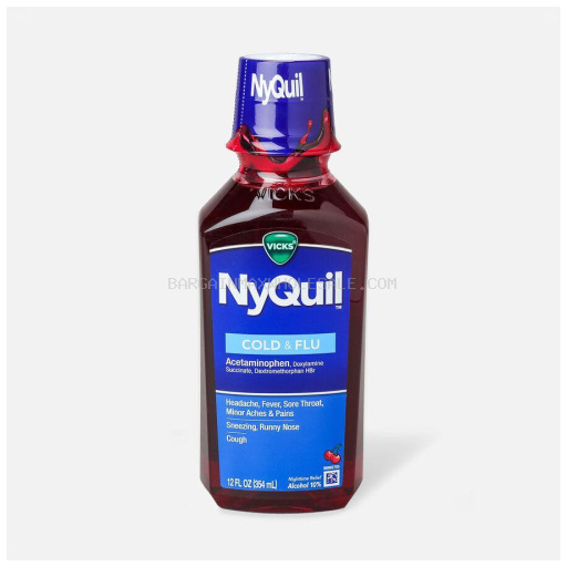 NYQUIL COLD&FLU CHERRY 12 OZ