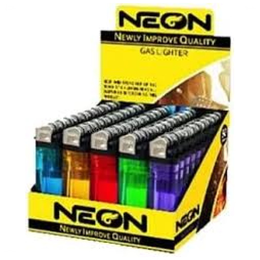 NEON LIGHTERS 50 CT