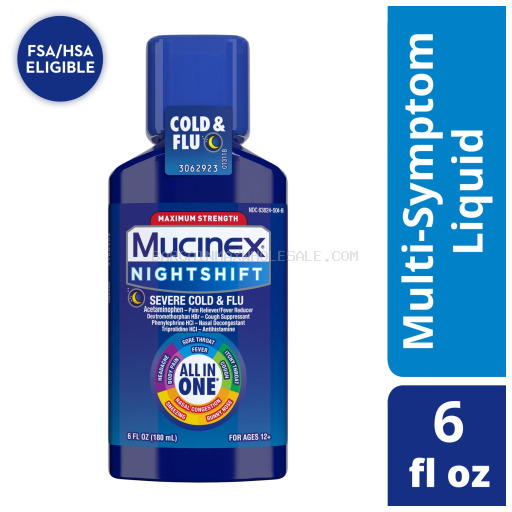 MUCINEX NY COLD&FLU 6 OZ