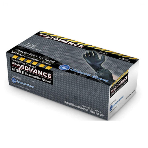 4118211218629 ADVANCE DIAMOND GLOVES XL 100 CT - Image 1