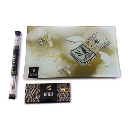 BENJI $100 GLASS TRAY ORIGINAL 1 CT