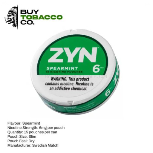 ZYN SPEARMINT 5/06 MG