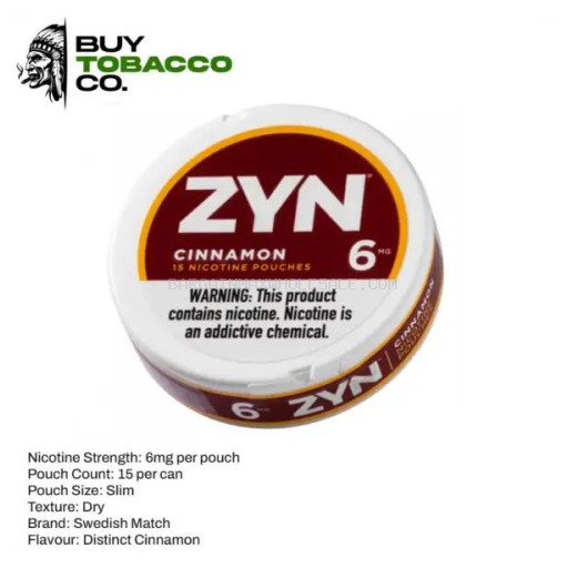ZYN CINNAMON 5/06 MG