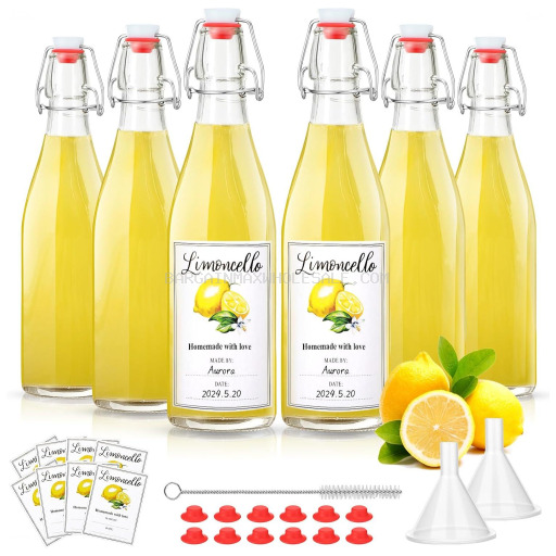 BVOOZ STRAW LIMONCELLO 12/16 OZ