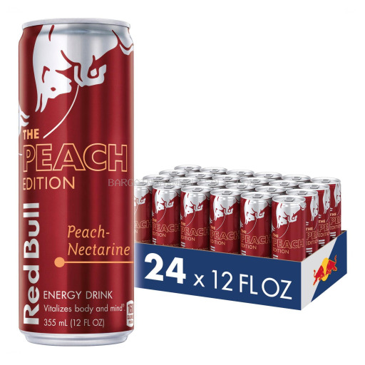 RED BULL PEACH EDITION 24/12 OZ