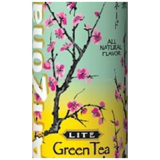 ARIZONA HALF&HALF LITE GREEN 24/23 OZ