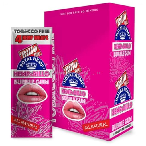 ROYAL BLUNTS HEMP RILLO BUBBLE GUM 15/4 PK