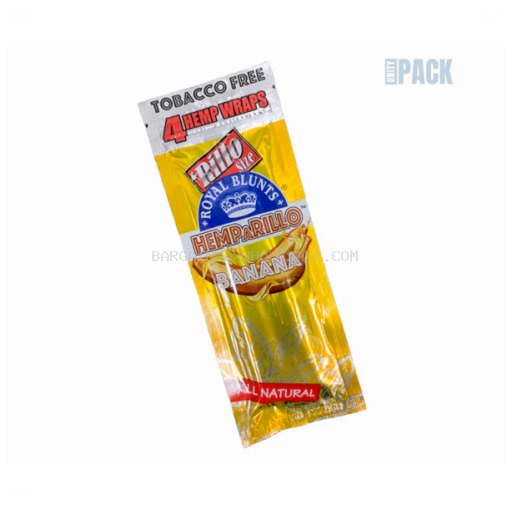 ROYAL BLUNTS HEMP RILLO BANANA 15/4 PK