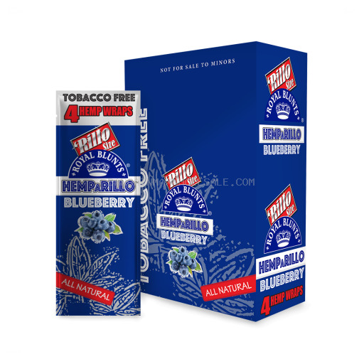 ROYAL BLUNTS HEMP RILLO BLUEBERRY  15/4 PK