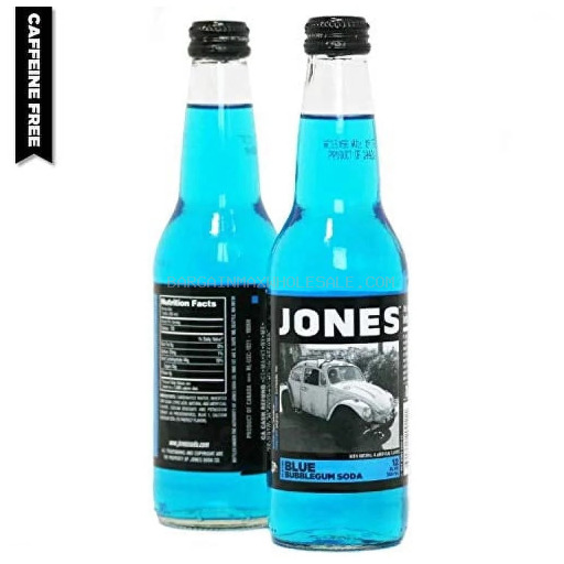 JONES BLUE BUBBLE GUM 12/12 OZ