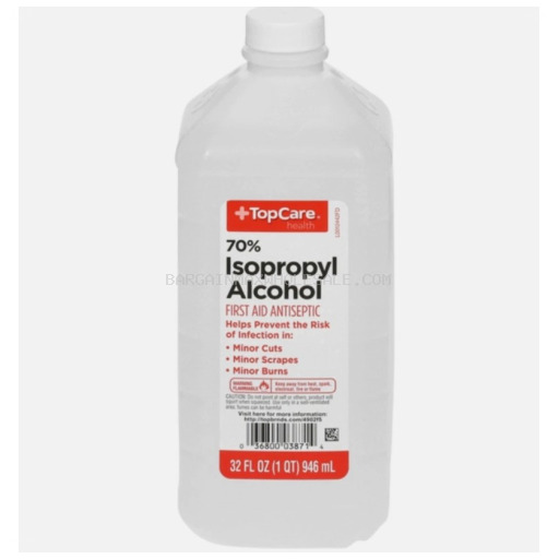 RED CROSS RUBBING ALCOHOL 12/12 OZ