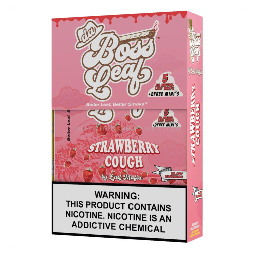 BOSS LEAF STRAWBERRY COUGH 8/5CT