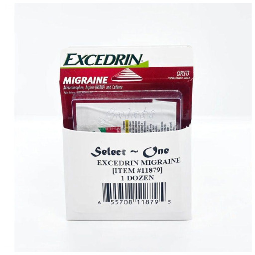 EXCEDRIN MIGRAINE 12 CT