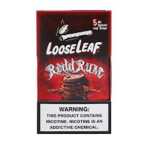 LOOSE LEAF REDD RUM 8/5 CT