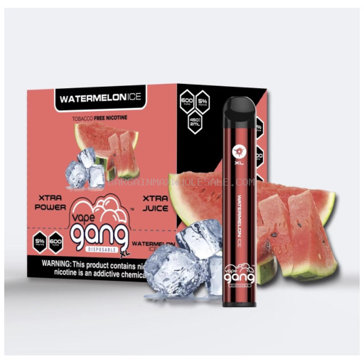 GANG XL WATERMELON ICE 6% NIC 12 CT