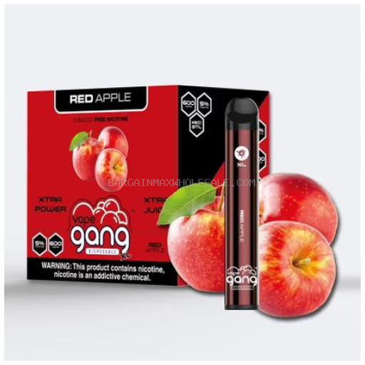 GANG XL RED APPLE 6% NIC 10 CT