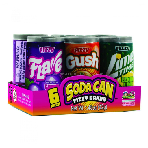 SODA CANDY FIZZY 12/6 OZ