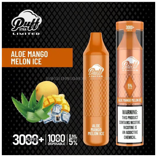 PUFF EXRA ALOE MANGO MELON ICE 10 CT