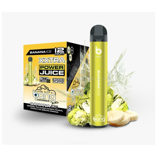 BANG XXTRA BANANA ICE 6% NIC 12 CT