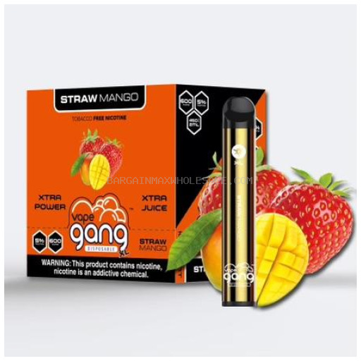 GANG XL STRAW MANGO 6% NIC 10 CT