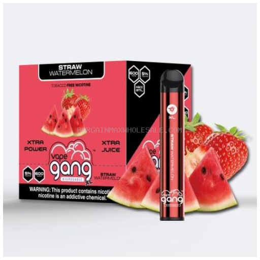 GANG XL STRAW WATERMELON 6% NIC 10 CT