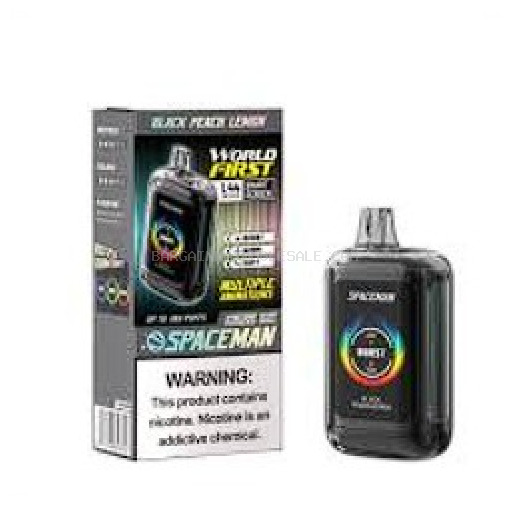 SPACEMAN 18K BLACK PEACH LEMON 5PK