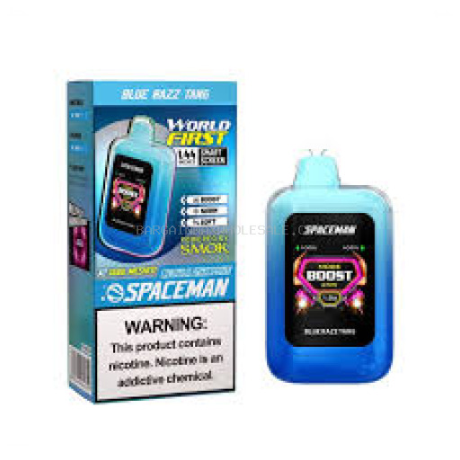 SPACEMAN 18K BLUE RAZZ TANG 5PK