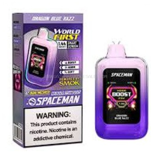 SPACEMAN 18K DRAGON BLUE RAZZ 5PK