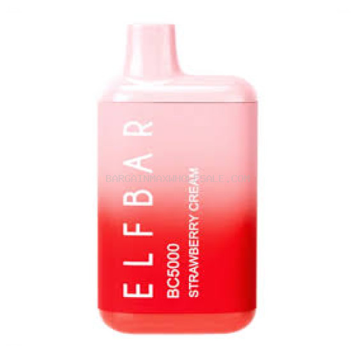 ELFBAR BC5000 STRWBERRY CREAM 5%NIC