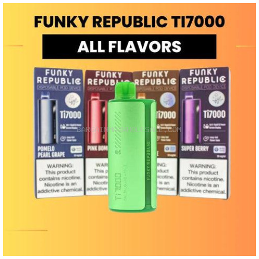 FUNKY REPUBLIC TI7000 PINEAPPLE COCONUT ICE 5CT