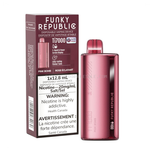 FUNKY REPUBLIC TI7000 PINK BOMB 5CT
