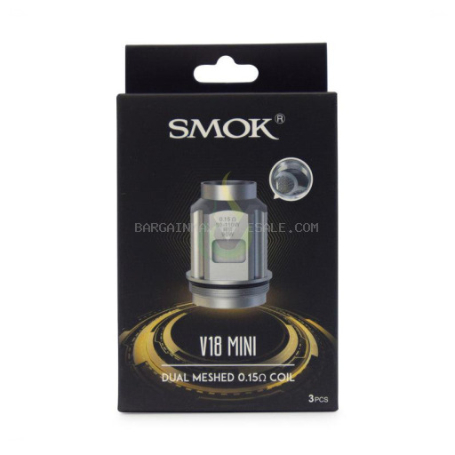 SMOK V18 MINI DUAL MESH 0.2 COILS 3CT