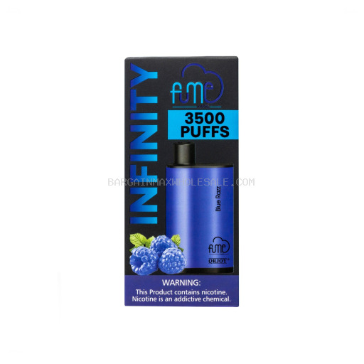 FUME INFINITY 5% NIC 3500 BLUE RAZZ 5CT