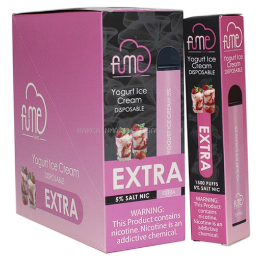 FUME ULTRA YOGURT ICE CREAM 10 CT