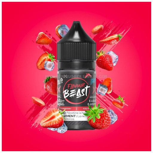 WILD BEAST STRAWBERRY ICE 4K 5% NIC 10 CT