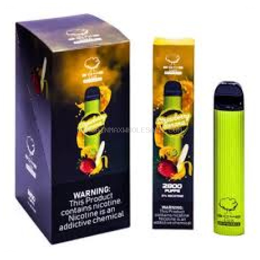 BOMB LUX STRW/BANANA 5%NIC 2800 10CT