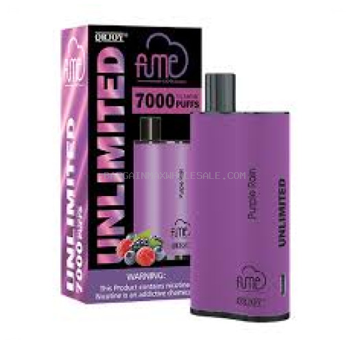 FUME UNLIMITED 5% NIC 7000 PURPLE RAIN 5CT
