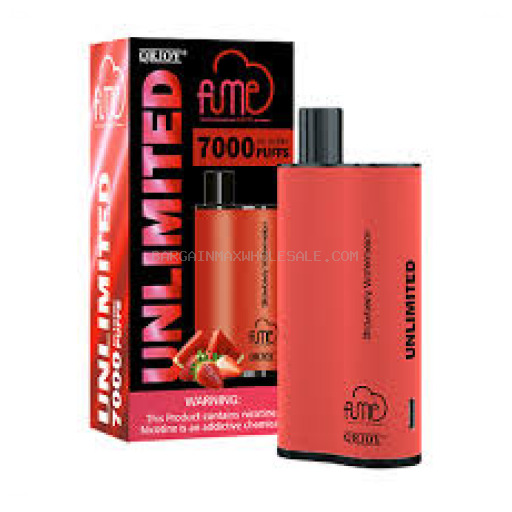 FUME UNLIMITED 5% NIC 7000 STRAWBERRY 5CT