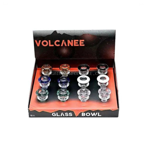 698484974445 VOLCANEE GLASS BOWL DESIGN 2 14MM 12CT - Image 1