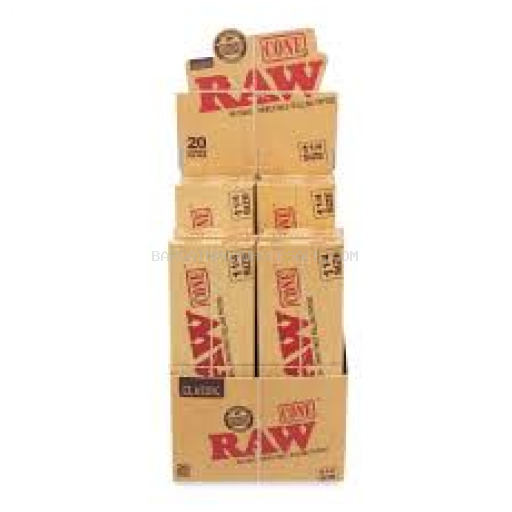 RAW CLASSIC CONE FILLER 1 1/4 12 CT