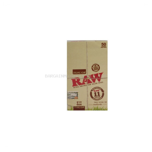 RAW PAPERS ORGANIC 1 1/4 24 CT